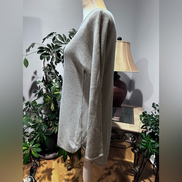 Micheal by Micheal Kors Cotton blend small gray tunic sweater Cute! - Picture 9 of 16